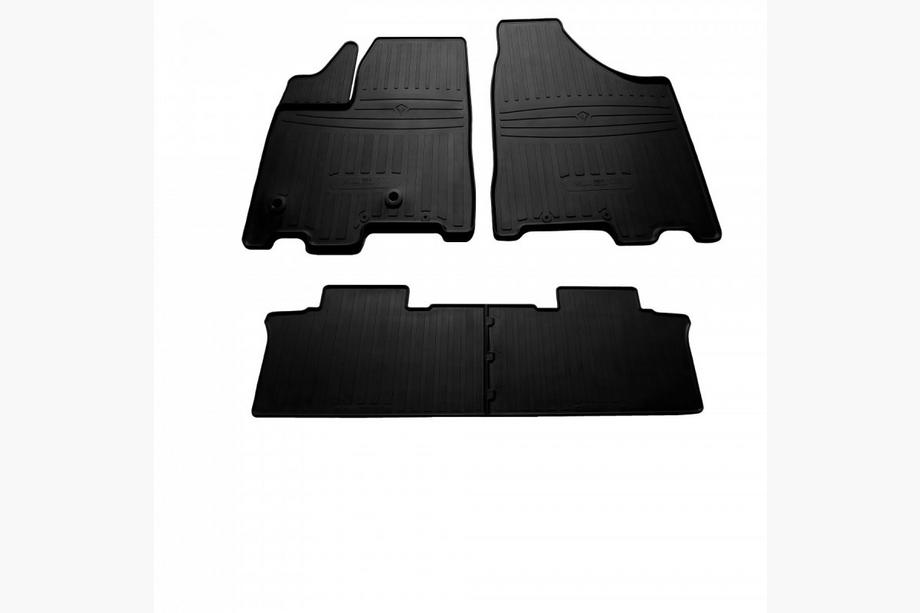 Toyota Sienna 2010-2020 Rubber Floor Mats Stingray (6-7 seats, 4 pcs) Image