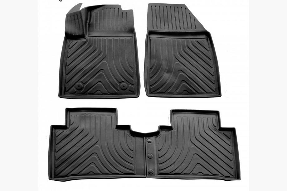 BYD Yuan 2021- BYD Yuan Plus Rubber Floor Mats Stingray 3D (4 pcs) Image