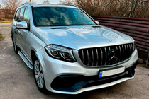 Mercedes GL/GLS class X166 2012-2019 Front emblem under glass, black trim a0008880111 (For GLS) photo 4