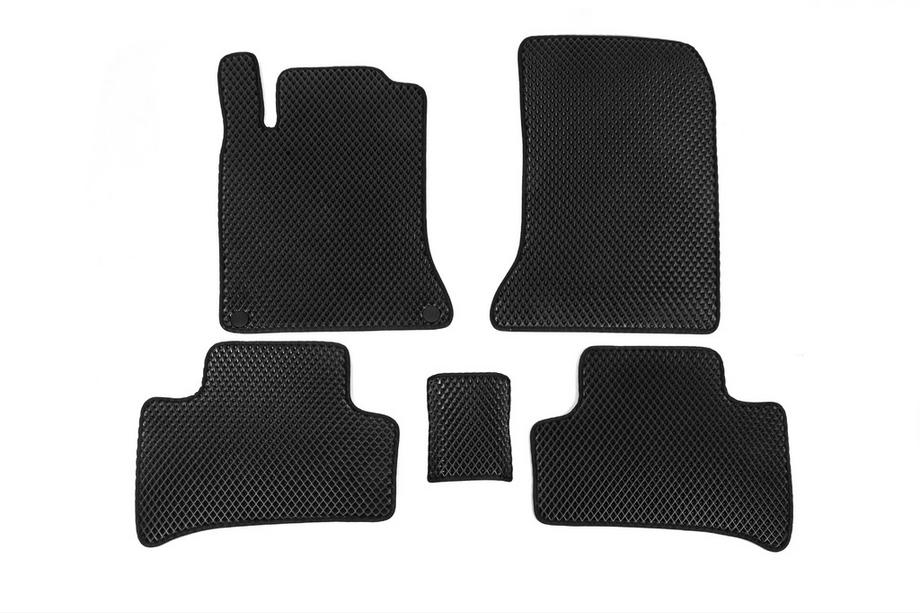 Mercedes B-class W246 2011-2018 EVA Floor Mats (2014-2018, Electric, Black) Photo 1