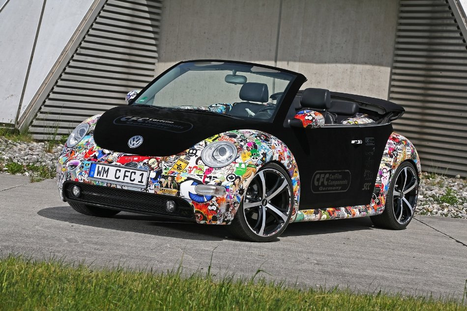 Sticker bombing cars: bright challenge or bad taste?