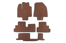 Infiniti QX60 2022- Floor Mats (3 Rows, EVA, Brown) photo 1