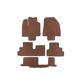 Floor Mats (3 Rows, EVA, Brown) photo 1