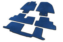Infiniti QX60 2022- Floor Mats (3 Rows, EVA, Blue) photo 2