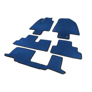 Floor Mats (3 Rows, EVA, Blue) photo 2