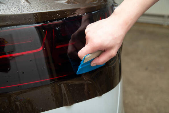How to tint headlights with a film yourself?