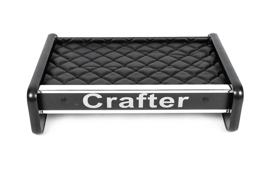 Volkswagen Crafter 2016- Dashboard Shelf (Black with Black Stitching) Image