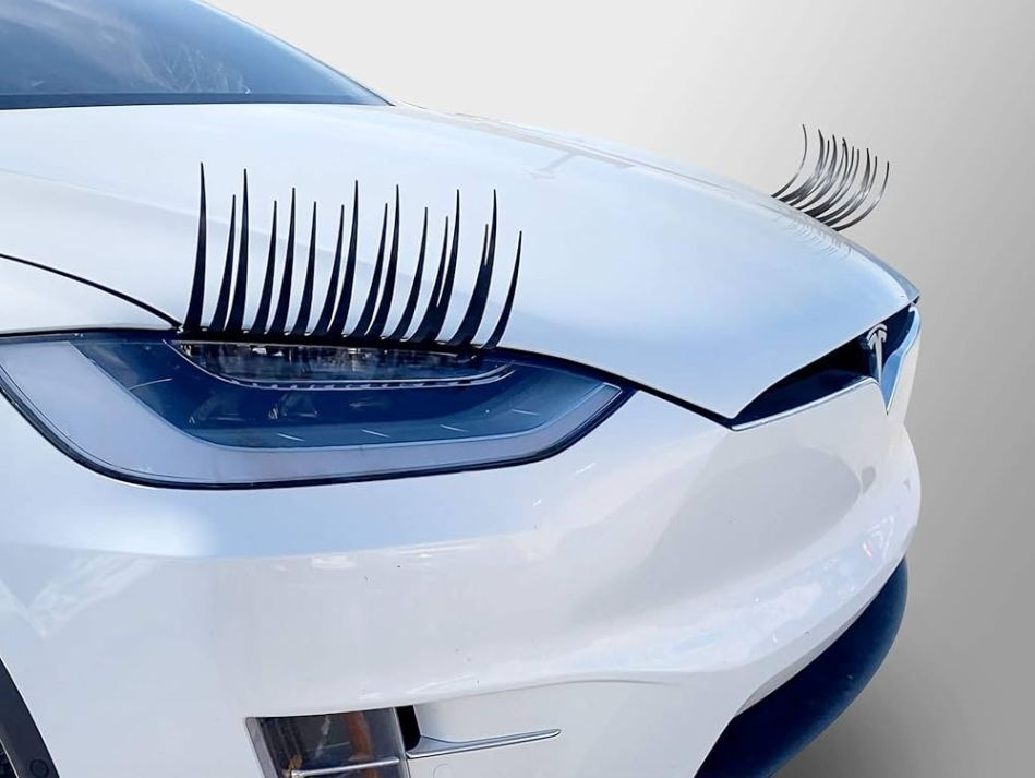 Eyelashes on car headlights: a fashion trend or a vain fad?