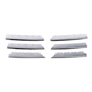 Chrome Grille Covers (Model 2004-2006, 6 pcs, Stainless Steel) photo 3