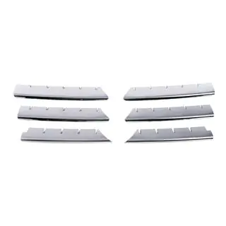 Chrome Grille Covers (Model 2004-2006, 6 pcs, Stainless Steel) photo 3