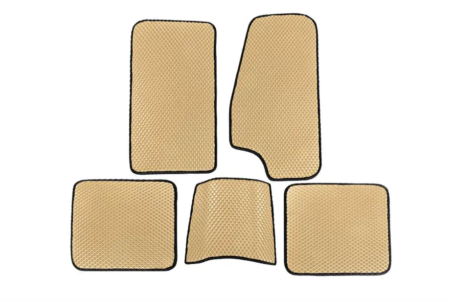 Jeep Cherokee XJ 1984-2001 EVA Floor Mats (Beige) V-2 Image