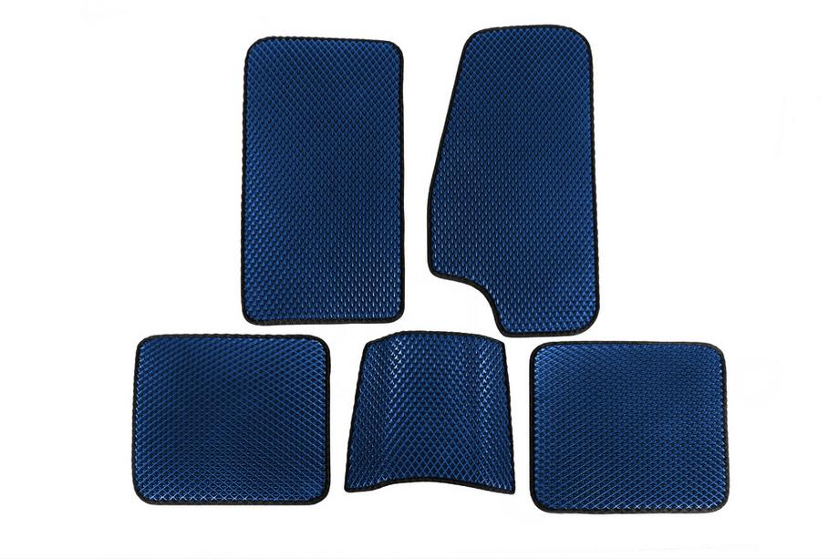 Jeep Cherokee XJ 1984-2001 EVA Floor Mats (Blue) V-2 Image