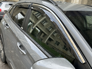 Hyundai Kona 2023- Window deflectors with chrome trim (4 pcs, Niken) photo 4