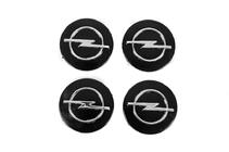 Opel Wheel center caps 65/58mm op6558b (black, 4 pcs) photo 2