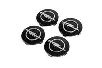 Opel Wheel center caps 65/58mm op6558b (black, 4 pcs) photo 1