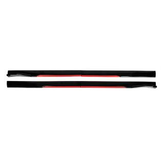 Universal Side Skirt Extensions Niken Red (ABS) (4pcs) photo 3