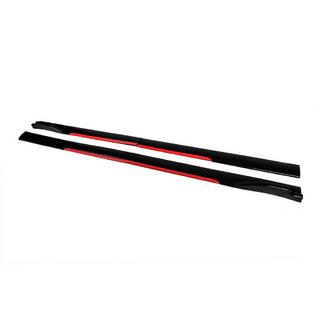 Universal Side Skirt Extensions Niken Red (ABS) (4pcs) photo 2