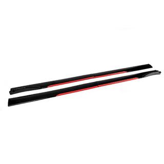 Universal Side Skirt Extensions Niken Red (ABS) (4pcs) photo 4