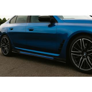 Universal Side Skirt Extensions Niken Blue (ABS) (4pcs) photo 1