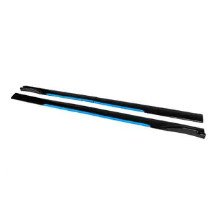 Universal Side Skirt Extensions Niken Blue (ABS) (4pcs) photo 2