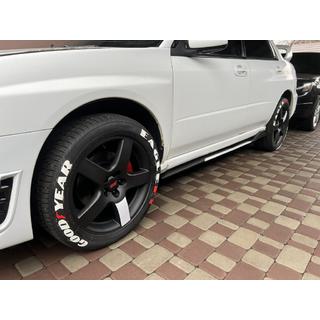 Universal Side Skirt Extensions Niken White (ABS) (4pcs) photo 2