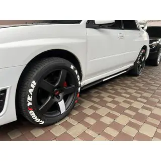 Universal Side Skirt Extensions Niken White (ABS) (4pcs) photo 2