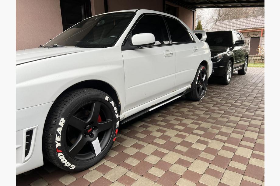 Universal Side Skirt Extensions Niken White (ABS) (4pcs) Photo 6