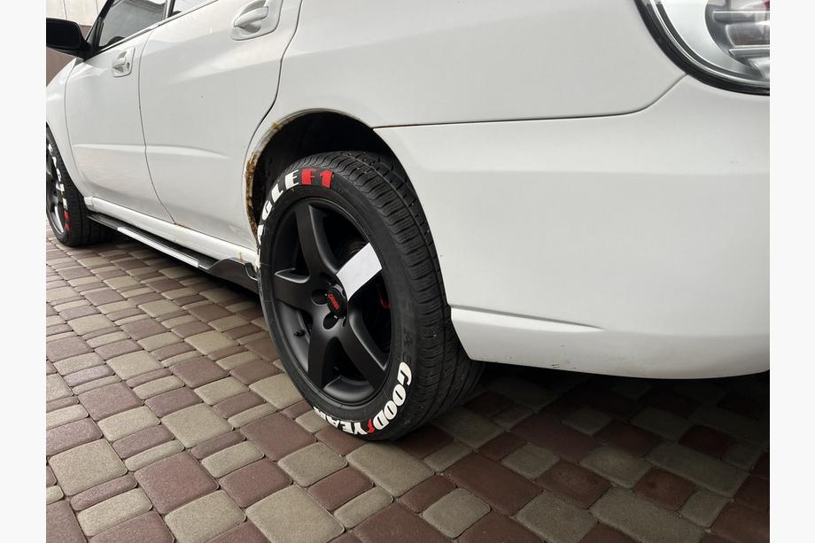 Universal Side Skirt Extensions Niken White (ABS) (4pcs) Photo 7