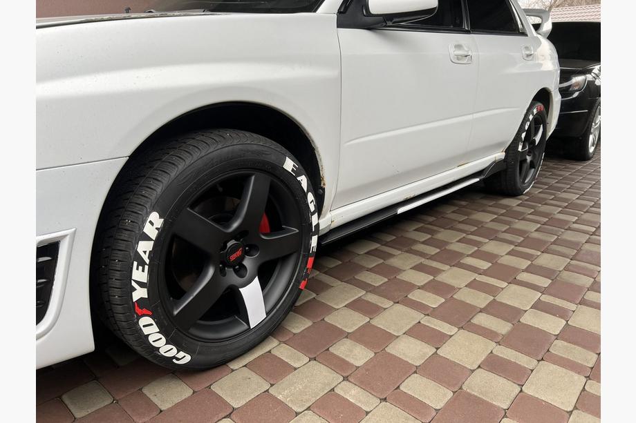 Universal Side Skirt Extensions Niken White (ABS) (4pcs) Photo 2