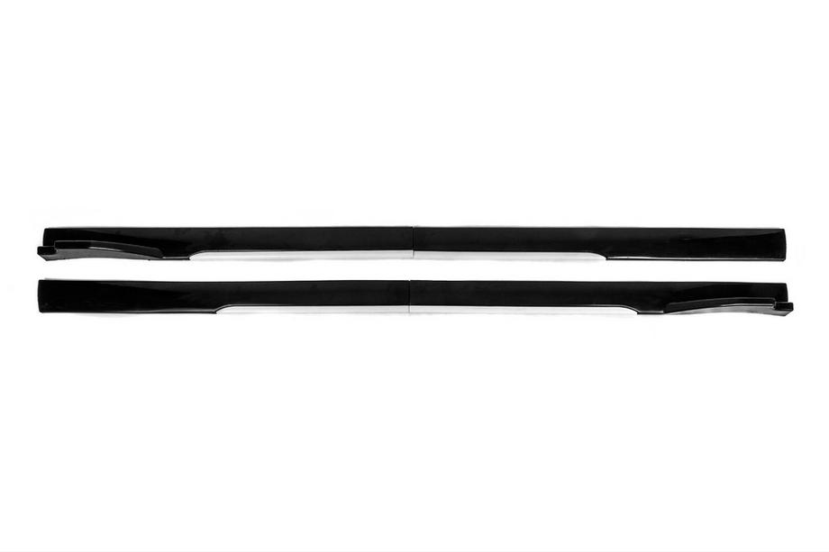 Universal Side Skirt Extensions Niken White (ABS) (4pcs) Photo 1