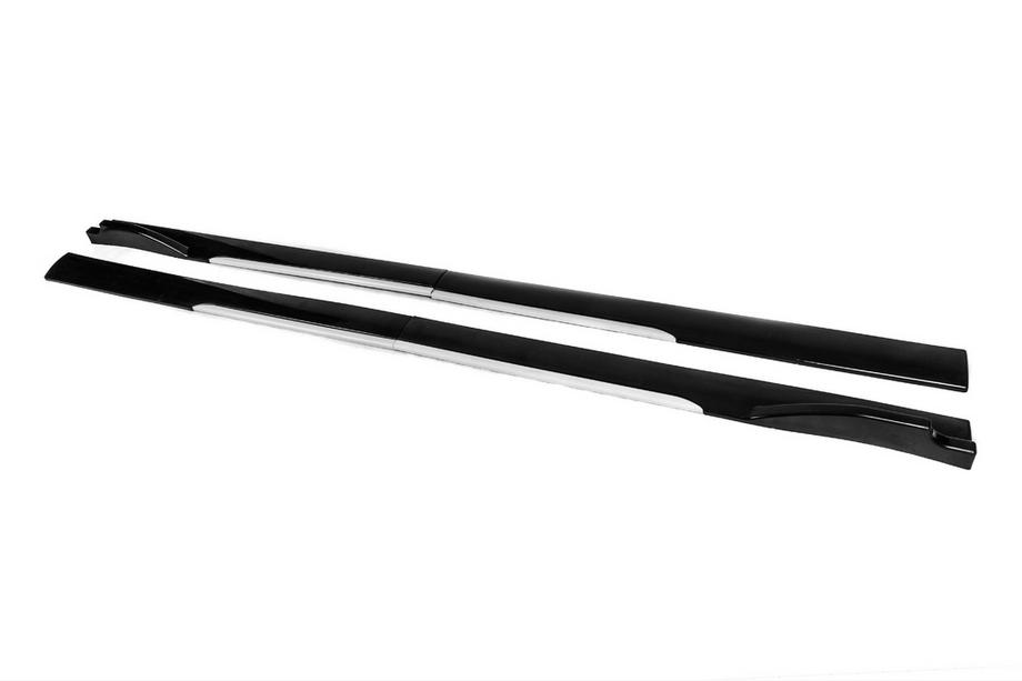 Universal Side Skirt Extensions Niken White (ABS) (4pcs) Photo 3