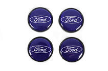 Ford Wheel Center Caps 53/51mm Blue frd5351bl (4 pcs) photo 1