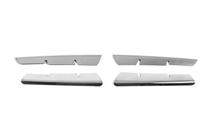 Renault Megane II 2004-2009 Chrome Grille Covers (Model 2006↗, 4 pcs, Stainless Steel) Carmos - Turkish Stainless Steel photo 2