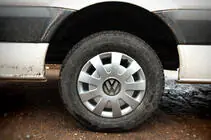 Volkswagen Crafter 2006-2016 Grey ABS Wheel Covers (1-piece, Set of 4) photo 1