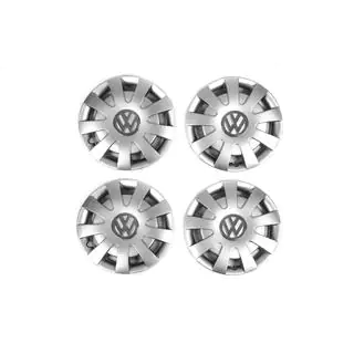 Grey ABS Wheel Covers (1-piece, Set of 4) photo 4