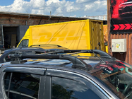 Toyota Hilux 2015- Shark Roof Rails with Crossbar Grey Color photo 6