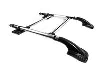 Toyota Hilux 2015- Shark Roof Rails with Crossbar Grey Color photo 3