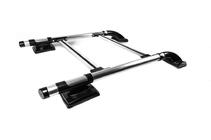 Toyota Hilux 2015- Shark Roof Rails with Crossbar Grey Color photo 13