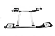 Toyota Hilux 2015- Shark Roof Rails with Crossbar Grey Color photo 14