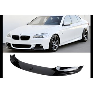 Front Bumper Lip DPT V-1 (for M-Performance, Gloss Black) BMW 5 Series F10/F11 2010–2016 photo 2