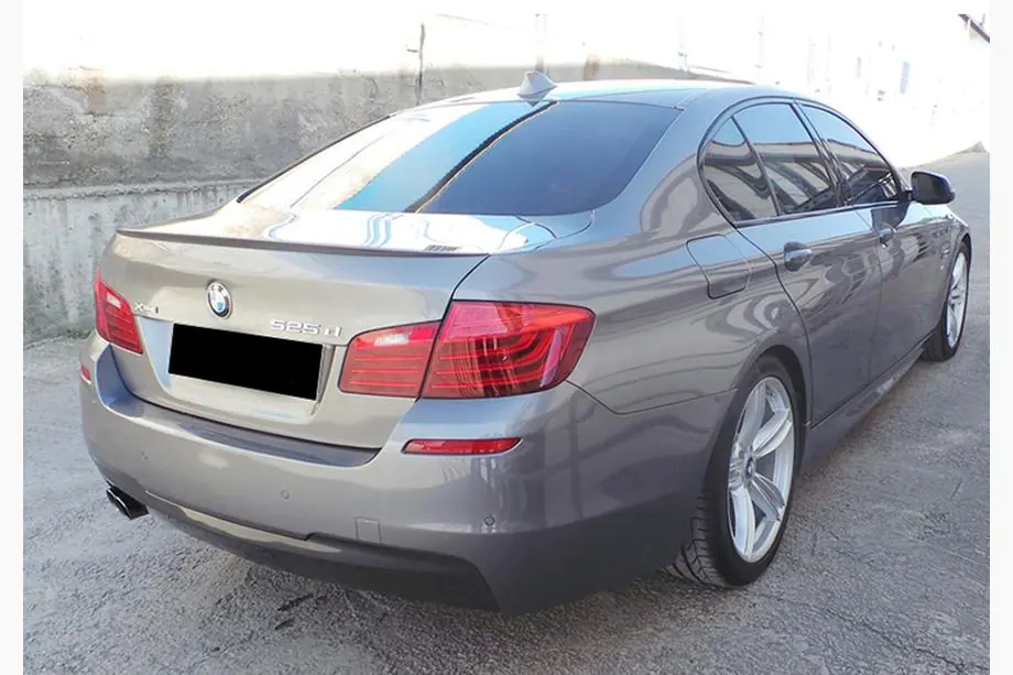BMW 5 Series F10/F11 2010–2016 MP-Style Spoiler (for F10, primed for painting) Image