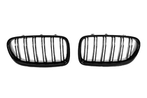 BMW 5 Series F10/F11 2010–2016 Kidneys M-Look (Gloss Black) photo 2