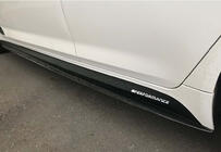 BMW 5 Series F10/F11 2010–2016 Side Skirt Extensions DPT V-1 (for M-Sport/M5 Side Skirts, Gloss Black) photo 9