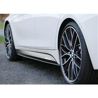 Side Skirt Extensions DPT V-1 (for M-Sport/M5 Side Skirts, Gloss Black) BMW 5 Series F10/F11 2010–2016 photo 2