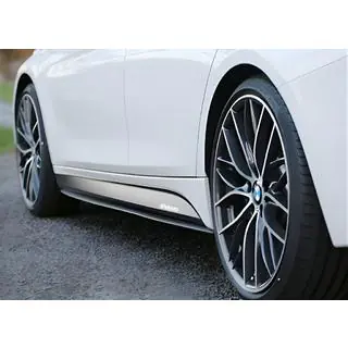 Side Skirt Extensions DPT V-1 (for M-Sport/M5 Side Skirts, Gloss Black) photo 2