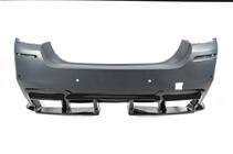 BMW 5 Series F10/F11 2010–2016 Rear Diffuser DPT V-1 (for M-Performance, Gloss Black) photo 3