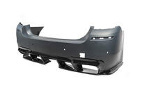 BMW 5 Series F10/F11 2010–2016 Rear Diffuser DPT V-1 (for M-Performance, Gloss Black) photo 13