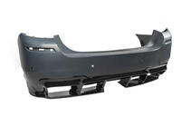 BMW 5 Series F10/F11 2010–2016 Rear Diffuser DPT V-1 (for M-Performance, Gloss Black) photo 15
