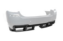 BMW 5 Series F10/F11 2010–2016 Rear Diffuser DPT V-1 (for M-Performance, Gloss Black) photo 16
