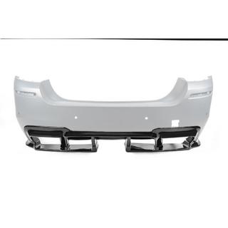 Rear Diffuser DPT V-1 (for M-Performance, Gloss Black) BMW 5 Series F10/F11 2010–2016 photo 4